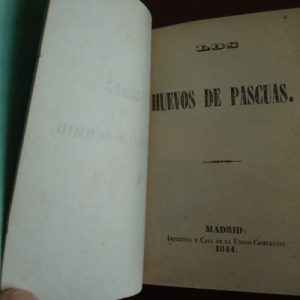 1844 Canónigo Schmid, Los huevos de pascuas (español)