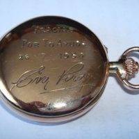 1890 Gold pocket watch of Eva Peron (Evita) - Image 5