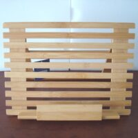 Natural bamboo lectern for tablets or fine books