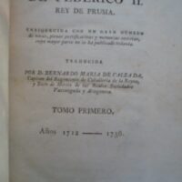 Life of Frederick II, King of Prussia. 1788-1789