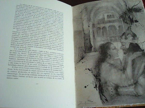 Cuentos de la Alhambra (selección), de Washington Irving, con litografías originales de David Zaafra