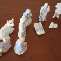 Belén de porcelana de 10 piezas, más regalo - Imagen 3