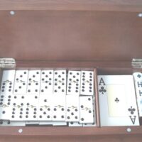 Board games: dominoes, poker and dice