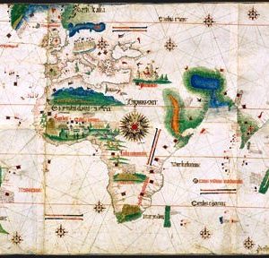La Carta de Cantino, 1502, mapamundi