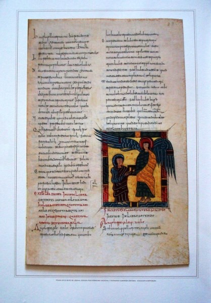 Hojas del Beato de Liébana códice de El Escorial, s. X