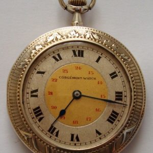 Reloj de bolsillo de 1915 Corgémont Watch en plata de Perón