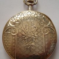1915 Pocket Watch Corgémont Watch silver of Peron - Image 3