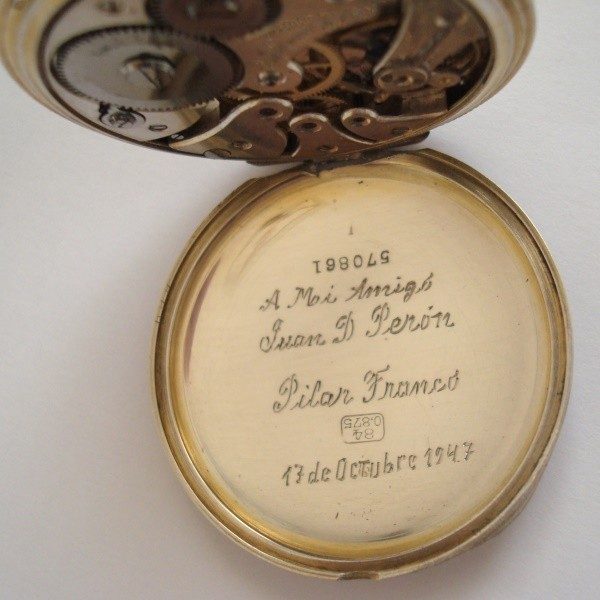 Reloj de bolsillo de 1915 Corgémont Watch en plata de Perón