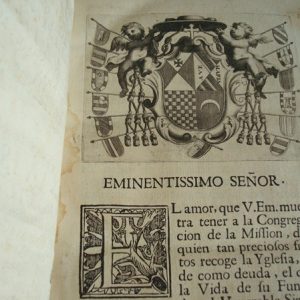 Vida de San Vicente de Paul, primera edición, original de 1701