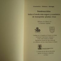 Instrucción sobre el modo más seguro y económico de transportar plantas vivas, por Casimiro Gómez Ortega - Imagen 2