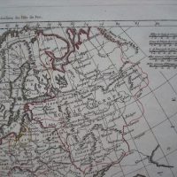 1780 Map of Europe, original, by Rigobert Bonne. Rare specimen - Image 6