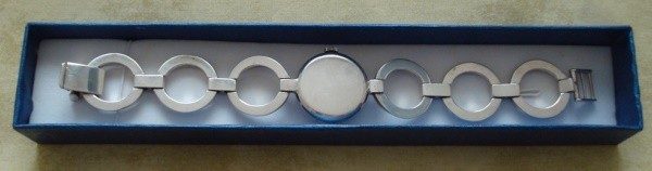 Wristwatch Lady Tressa, bracelet and solid silver box - Image 3