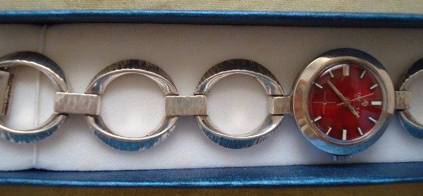 Wristwatch Lady Tressa, bracelet and solid silver box - Image 4