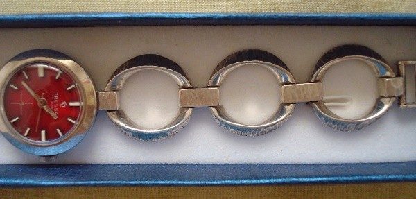 Wristwatch Lady Tressa, bracelet and solid silver box - Image 6