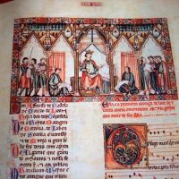 Cantigas of St. Maria of Alfonso X the Wise, rich codex of El Escorial, s. XIII - Image 5