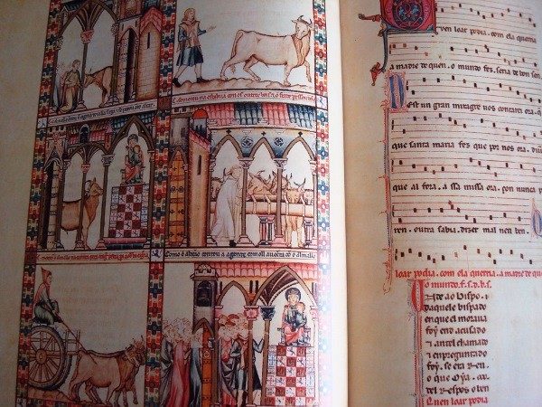 Cantigas of St. Maria of Alfonso X the Wise, rich codex of El Escorial, s. XIII - Image 6
