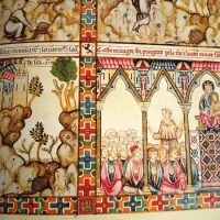 Cantigas of St. Maria of Alfonso X the Wise, rich codex of El Escorial, s. XIII - Image 9