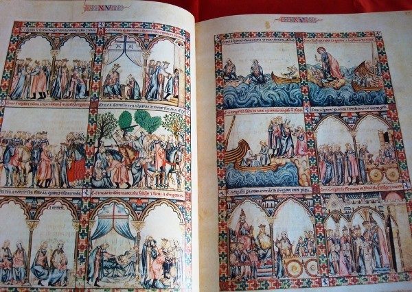 Cantigas de Santa María de Alfonso X el Sabio, códice rico de El Escorial, s. XIII