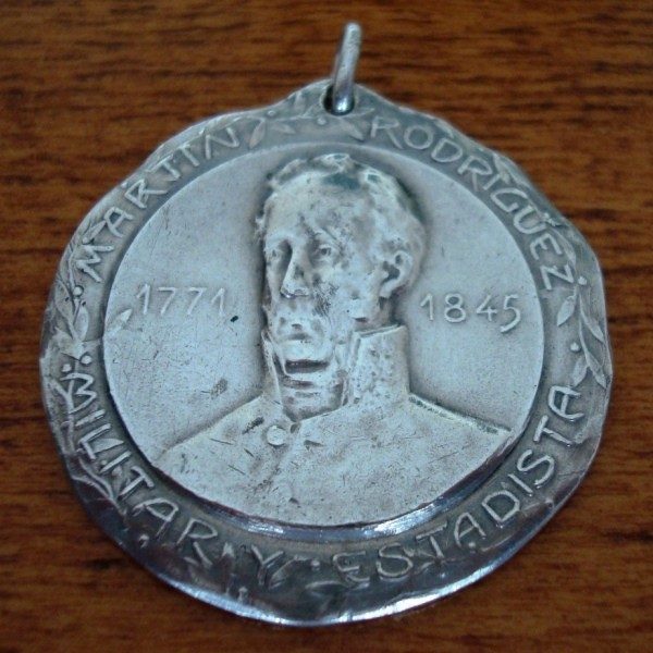 Medalla de plata centenario de Tandil (Argentina) 1923
