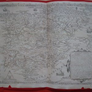 La España nuevamente delineada con sus nombres antiguos y modernos, 1583, Enrique Cock