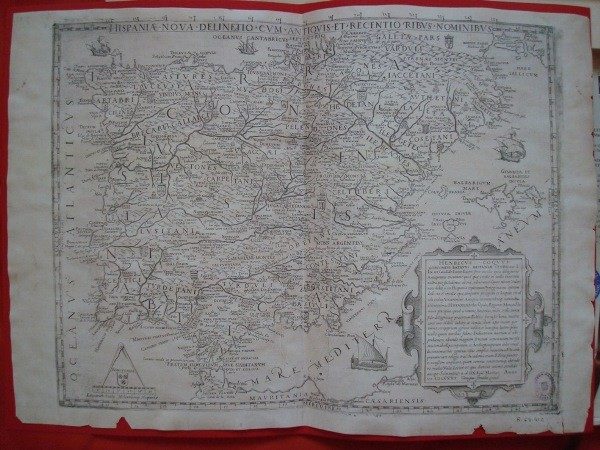 La España nuevamente delineada con sus nombres antiguos y modernos, 1583, Enrique Cock