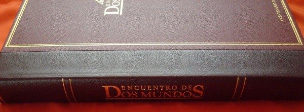 Colección de 25 sellos postales en plata y oro "Encuentro de Dos Mundos"