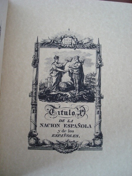 Constitución Española de 1812, la Pepa, edición de lujo (AdC)