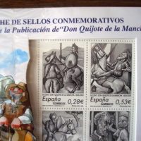 Postage stamps IV Centenary of Don Quijote, 2005, illustrated by Mingote - Image 3