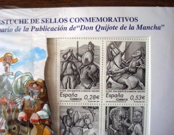 2005 Sellos de Correos IV Centenario de Don Quijote, ilustrados por Mingote