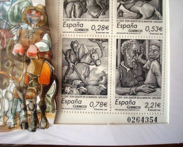 2005 Sellos de Correos IV Centenario de Don Quijote, ilustrados por Mingote