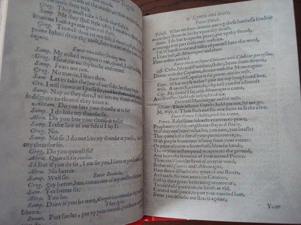 Romeo and Juliet. London, 1599, Q2