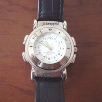 Schweppes wristwatch with compass