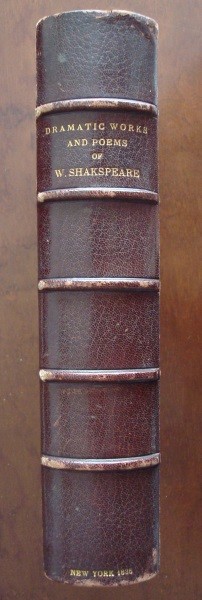 1835 The Dramatic Works and Poems of William Shakespeare