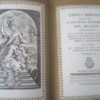 Ciencia Heroyca, Leyes heráldicas del Blasón. Círculo del Bibliófilo, 1979 - Image 3