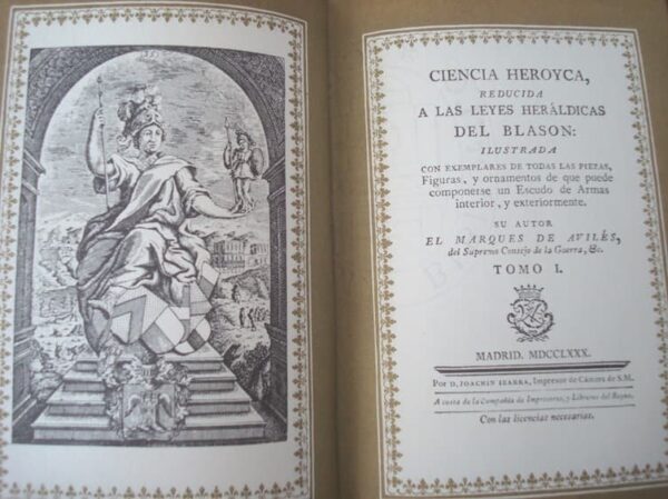 Ciencia Heroyca, Leyes heráldicas del Blasón. Círculo del Bibliófilo, 1979 - Image 3