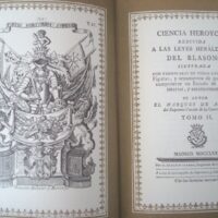 Ciencia Heroyca, Leyes heráldicas del Blasón. Círculo del Bibliófilo, 1979 - Image 7