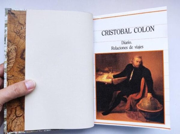 Diary and Travel Relations. Christopher Columbus. Artisan binding - Image 4