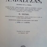 Escenas Andaluzas… El Solitario, 1847 - Imagen 2