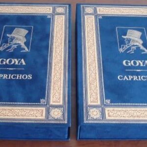 Los Caprichos de Goya, obra gráfica de 80 láminas, 2 tomos