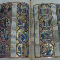Biblia de San Luis, s. XIII, joya de las Biblias Moralizadas