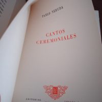 1961 Ceremonial songs, Pablo Neruda, first edition - Image 3
