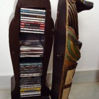 Handmade furniture Ancient Egyptian god Anubis, cabinet type - Image 4