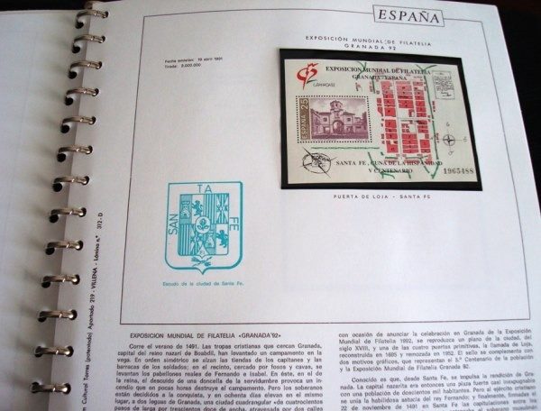 Postage stamps from 1991-1995 Spain - Image 4