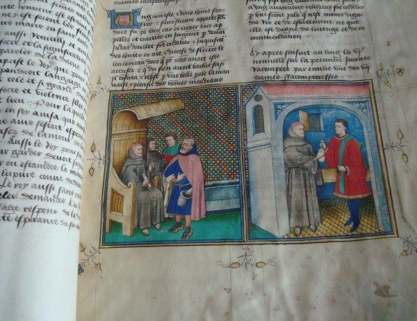 El Decamerón de Boccaccio, c. 1445, francés *****