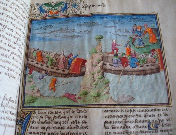 El Decamerón de Boccaccio, c. 1445, francés *****