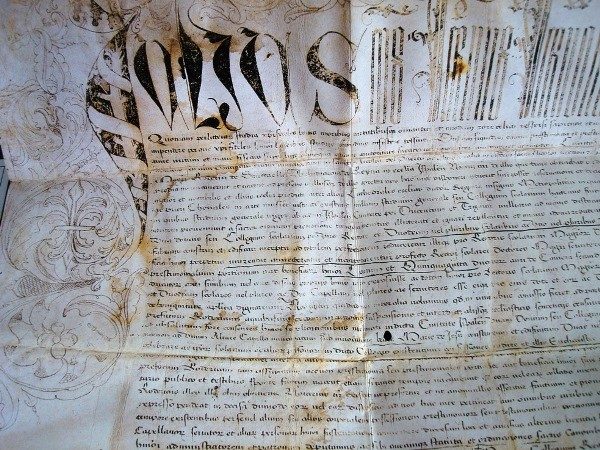 Bula Fundacional de la Universidad de Sevilla, año 1505