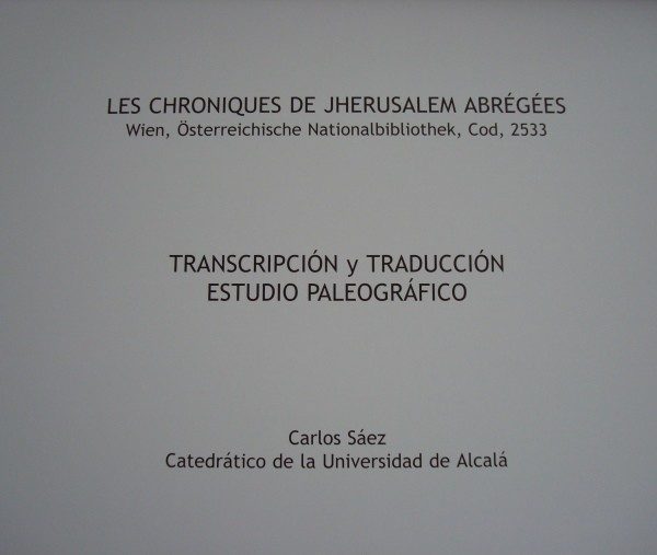 Las Crónicas de las Cruzadas Abreviadas, año 1455 (EE)