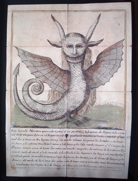 Monstruo de la Laguna de Tagua, Chile, 1784