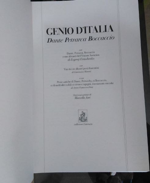 Genio d’Italia. Dante Petrarca Boccaccio (FMR)