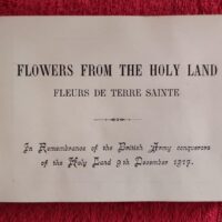 1917 Herbarium Flowers from the Holy Land, mini book - Image 3